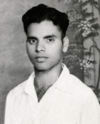 Stephen Abraham as a young student.