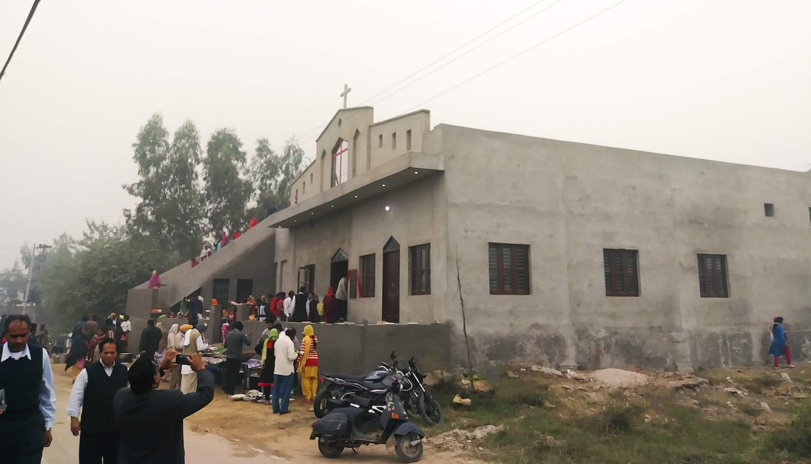 The new, enlarged church building reflects the dramatic growth that took place in less than two years in spite of Pastor Charanjit’s brutal persecution.